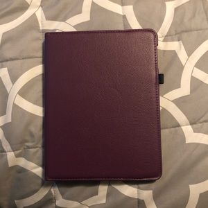 Purple iPad case